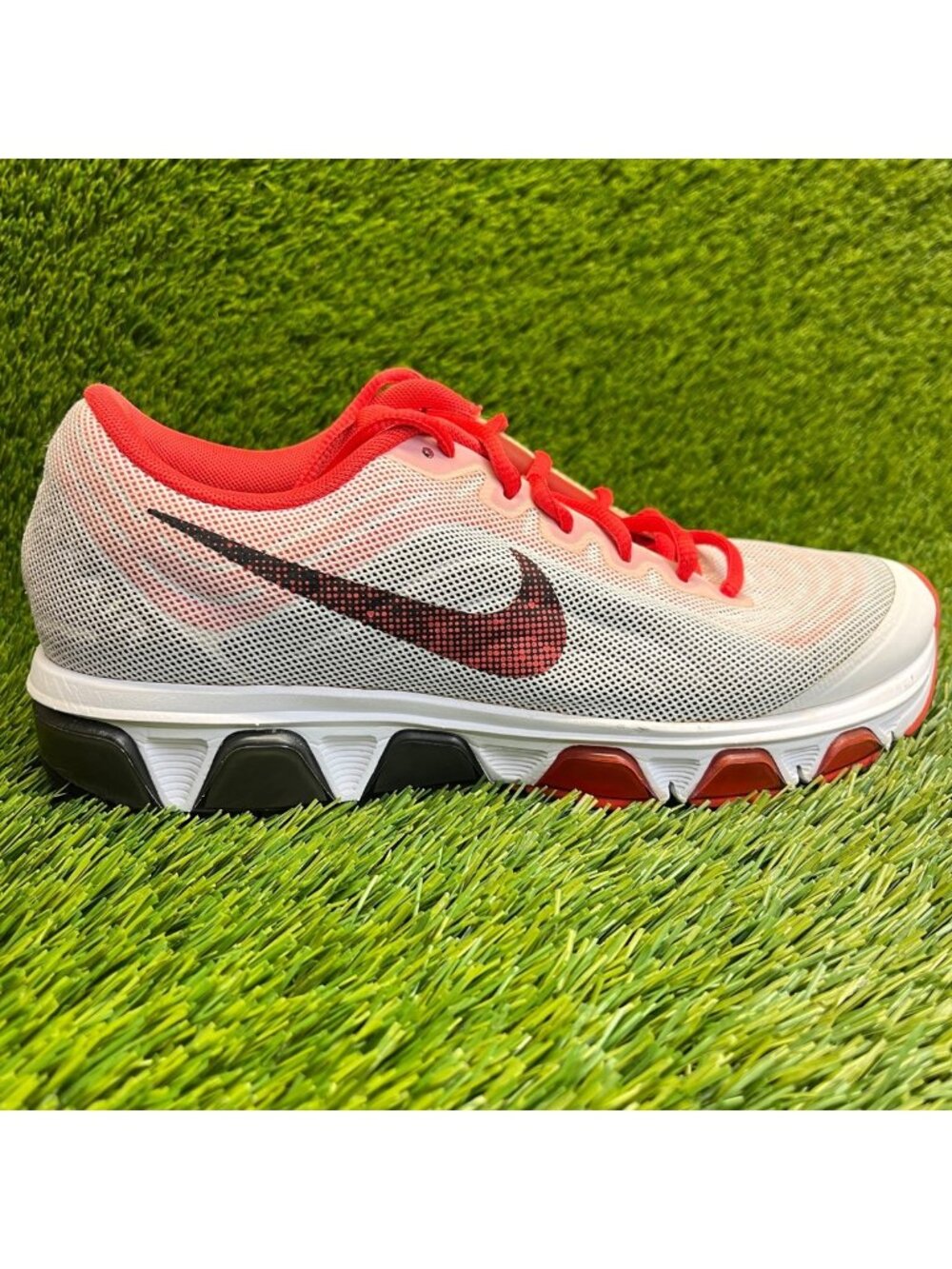 Nike Air Max Tailwind 6 Womens Size 8‎ White Red Athletic Running Shoes Sneakers